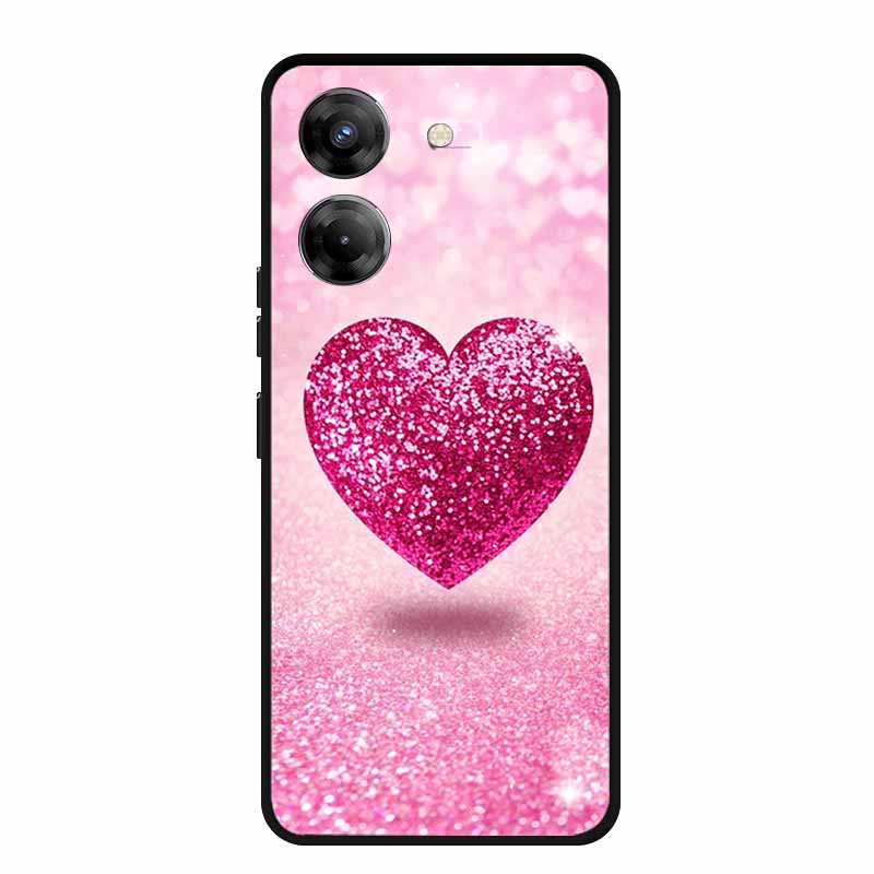 For Tecno Pova 5 Phone Case 6.78" Coque Black Bumper Silicone Soft Back Cover Case For Tecno Pova 5 Case Pova5 Funda Para Capa