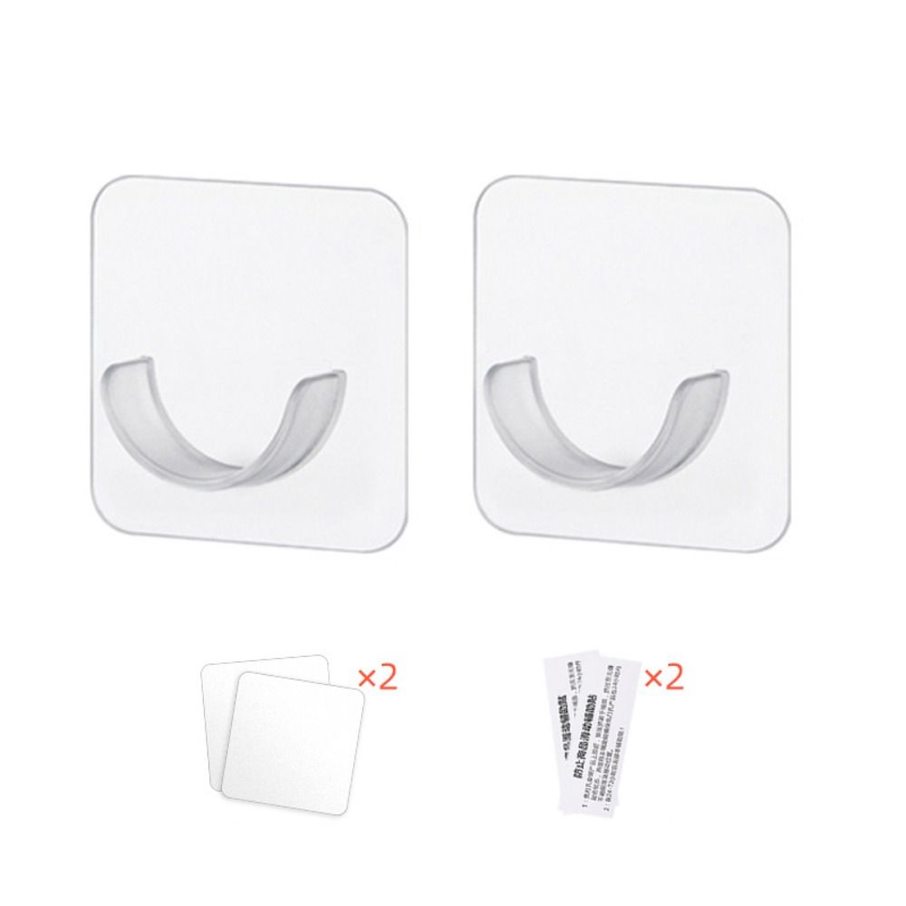 Self-adhesive Clothes Rail Bracket Rod Support Stand Curtain Rod Bracket Curtain Rod Holder
