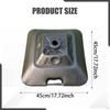 Patio Umbrella Base Pole Holder Fillable Accessories Water Filled Stand for Deck Fishing