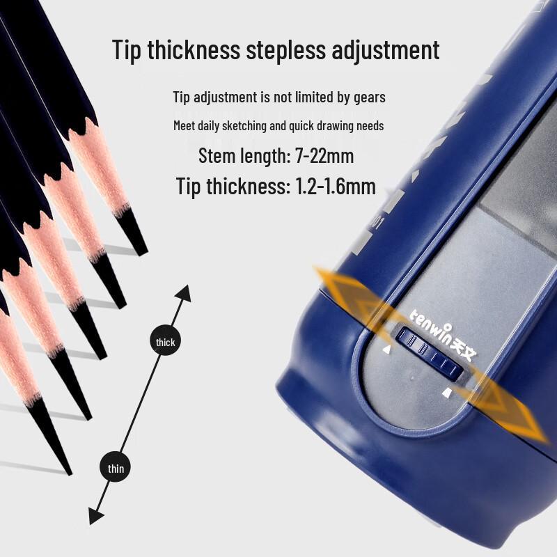 Dual-Purpose Automatic Electric Pencil Sharpener