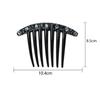 Temperament All-match Hair Accessories Korean Style Headwear Seven-tooth Comb Rhinestone Hair Comb