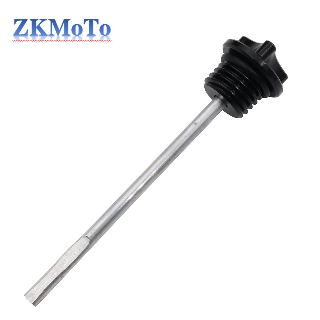 Motorcycle Engine Oil Dipstick Filler Cap Plug Engine Crankcase Oil Level Gauge For Honda CRF50 125cc 140cc 150cc 200cc 250cc