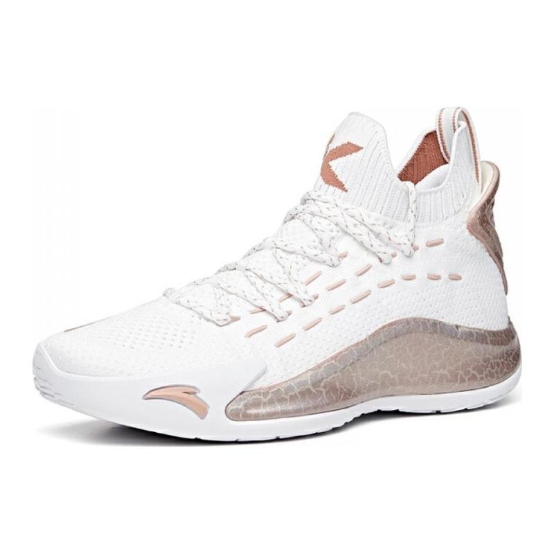 Anta KT5 KT Low Anti-Slip Wear-Resistant Low-Top Basketball Shoes Men's White Sneakers
