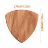 Acoustic Guitar Bass Pick Plectrums Wooden Heart Shaped Guitar Pick Accessories