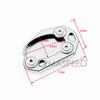 For Z1000 Z1000SX Versys 650 ER6N/F Ninja 1000 Motorcycle Kickstand Side Stand Foot Support Extension Pad CNC Aluminum
