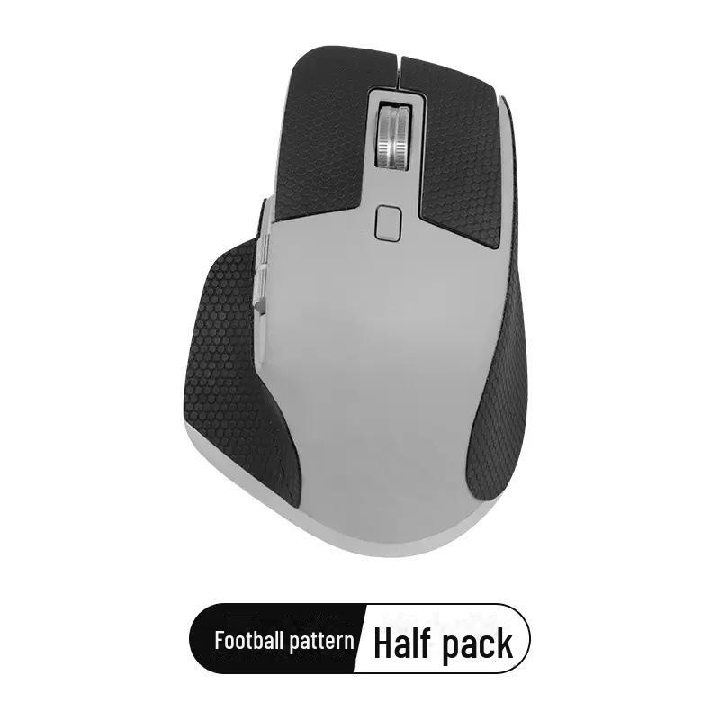 

Набор наклеек для мыши Logitech MX Master 3S с противоскользящим покрытием и впитыванием пота football pattern mouse sticker, half pack, 1 piece чёрный