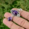 Natural African Amethyst Gemstone Jewelry 925 Sterling Silver Pendant For Women