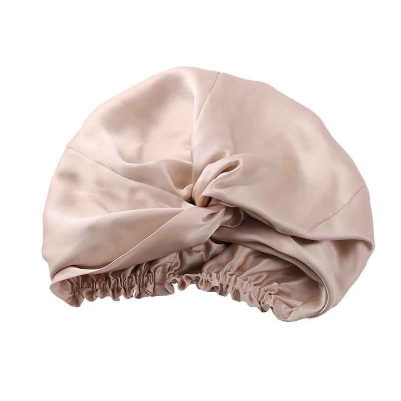 Mulberry Silk Night Cap 19 Momme Women's Solid Sleeping Hat Night Sleep Cap Hair Care Free Shipping World Wide