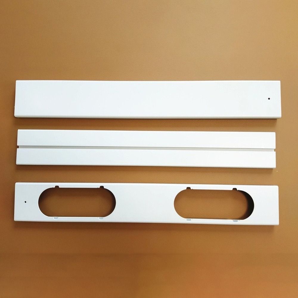 2/3/4pcs Double Hole Window Sealing Plate Air Conditioner Window Kit Portable Air Conditioner