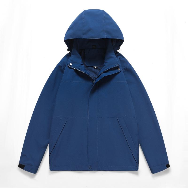 Single-layer Jacket Spring and Autumn Couple Men's and Women's Casual Outdoor Sports Breathable Hooded Single Jacket