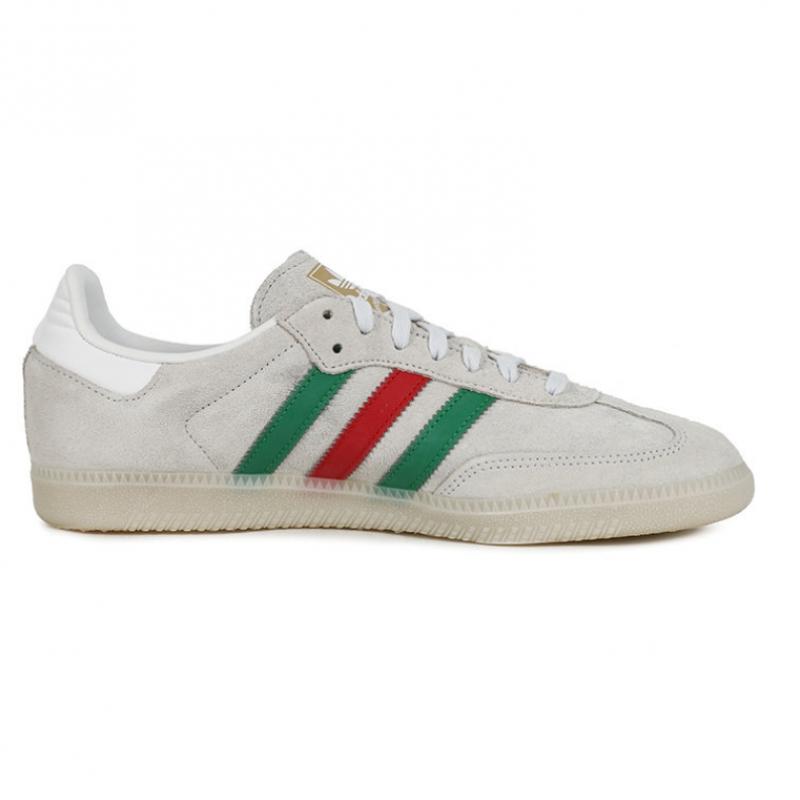 Adidas Samba Og Sneakers Crystal White Green Berer Scarlet