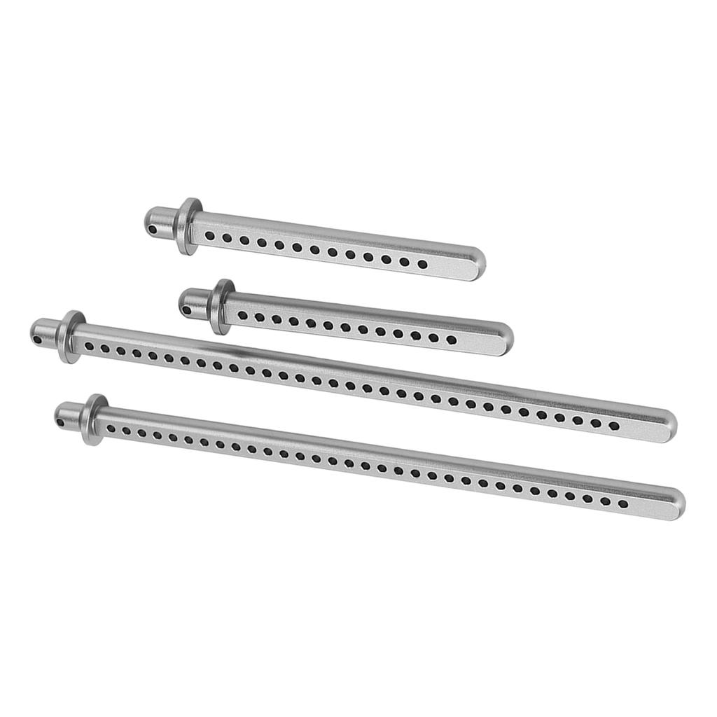4Pcs RC Car Shell Column Aluminum Alloy Front Rear Extended Body Post Mount Shell for Axial SCX10