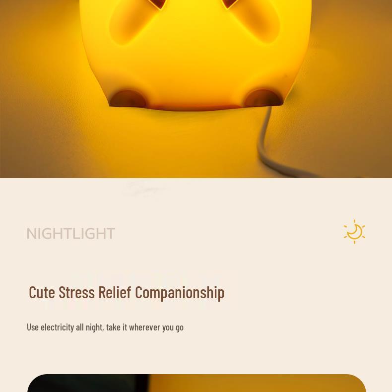 Capybara Silicone Night Light - Cute Bedroom Companion & Gift for Girls