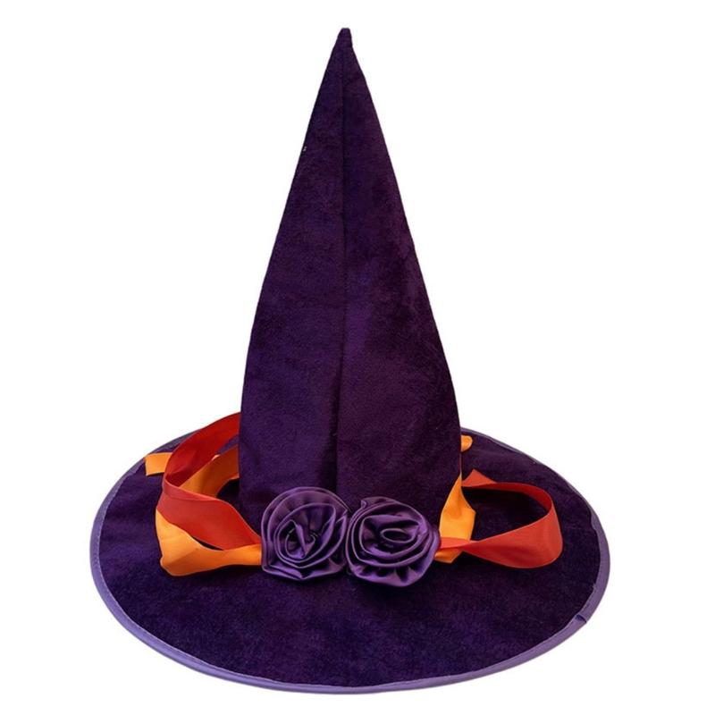 Lightweight Pointed Witch Hat With Stylish Design Halloween Costumes Accessories Comfortable Clothing Accessory