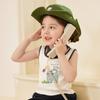 LUSON Little O Baby Girls' Fake Two-Piece Sleeveless Vest Top