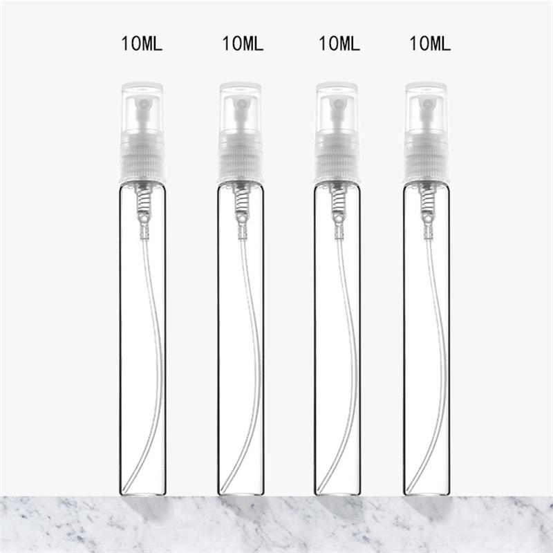 

10/50 ШТ 10 МЛ Черный Флакон-спрей с распылителем, Бутылка с помпой-распылителем, Дорожный многоразовый флакон, Стеклянный флакон для духов, Флакон для эфирных масел 10PCS