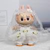Labubu Doll Clothes Pendant Wedding Wedding Dress Fashion Exquisite Doll Clothes