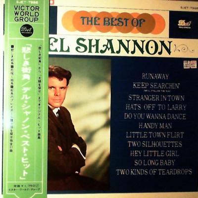 LP Record DEL SHANNON  Best Of Del Shannon SJET7998 DOT 1967 Japan Rock Used