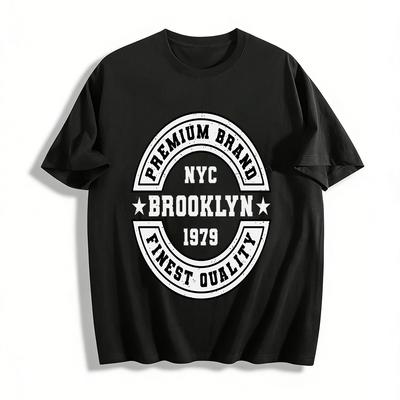NYC Brooklyn 1979 Premium Marke Grafik Lässiges Baumwoll-T-Shirt Reines Baumwoll-T-Shirt