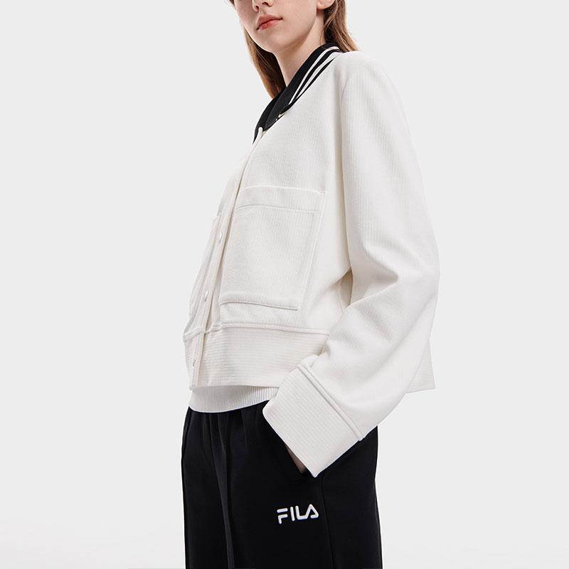 New FILA Knitwear Women's Cloud White F11W338501FWT