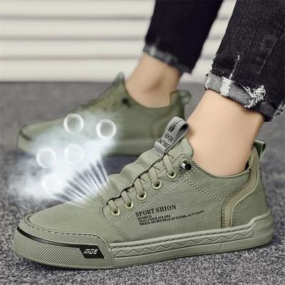 Canvas Shoes for Men Summer Breathable Slip On Man Sneakers Flat Casual Board Shoes Vulcanized Shoes Platform Tenis Masculino