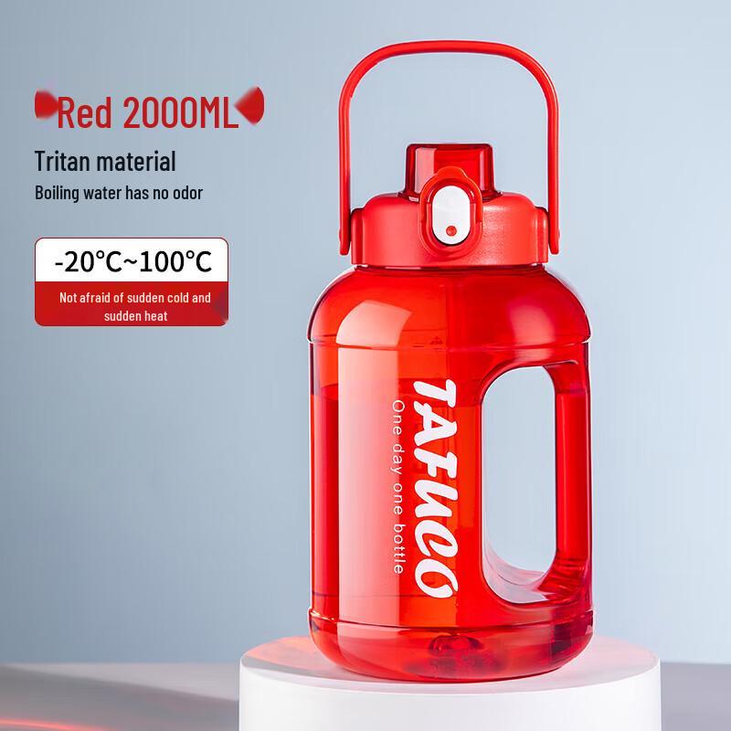 TAFUCO Large Capacity Dual-Drink Sports Water Bottle