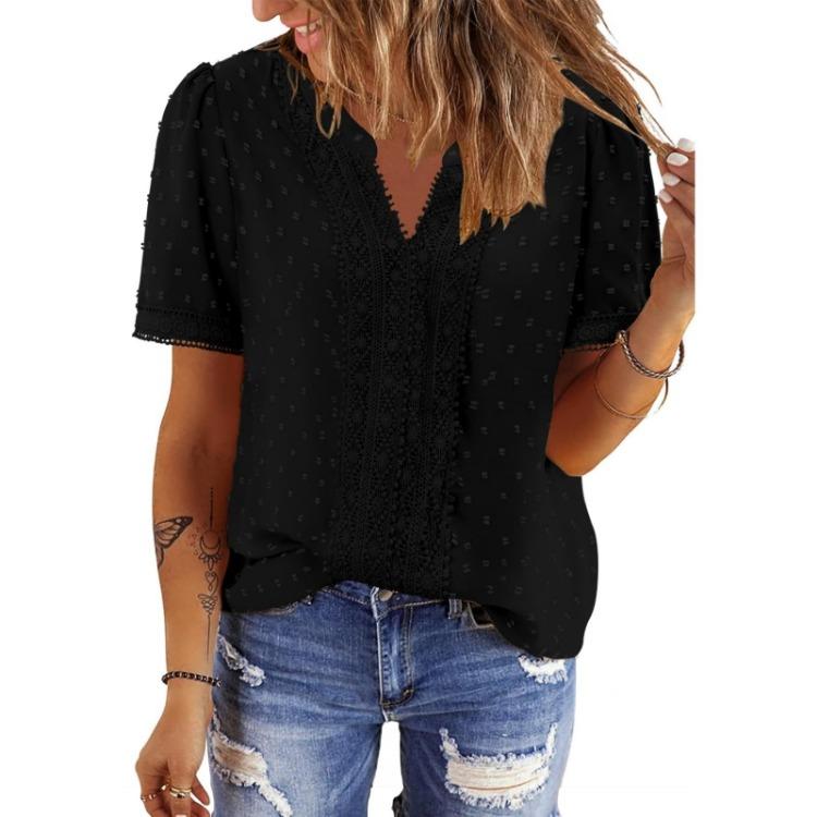 

Tops Casual Women Fashion for XXL чорний