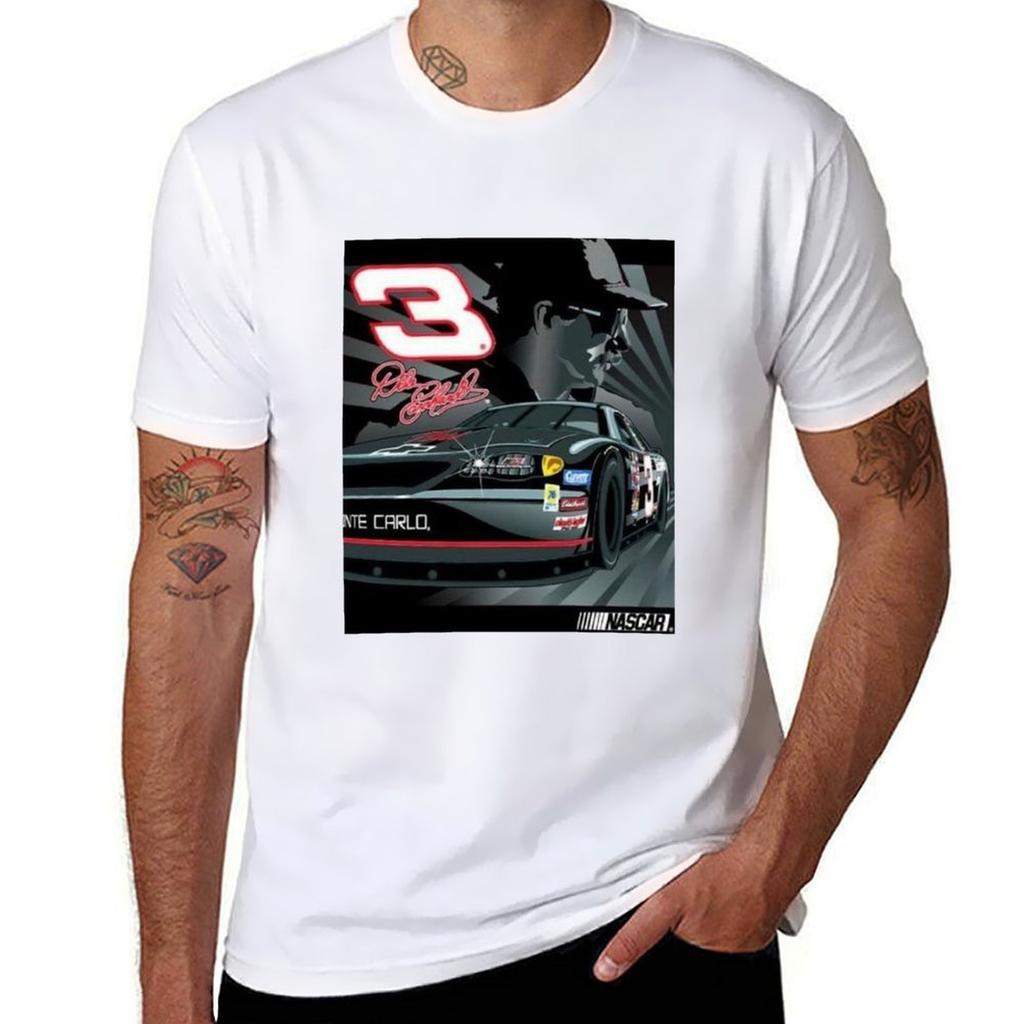 Dale Earnhardt Tshirt Soft Casual Short Sleeve Cotton Tee