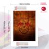 RB leipzig logo Pattern  3pcs 100% Round Full Drill 5D DIY Diamond Painting Embroidery Cross Stitch Rhinestone Décor