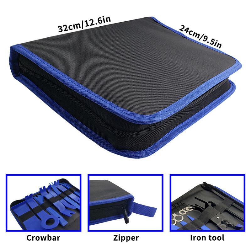 Zestaw narzędzi do demontażu drzwi wewnętrznych, paneli wykończeniowych, zestaw do demontażu deski rozdzielczej, narzędzie do naprawy otwierania samochodu, zestaw kluczy