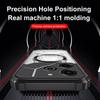 KEYSION Transparent Magnetic Case for TECNO Pova 5 Pro 5G Silicone+PC Heavy Duty Shockproof Phone Cover for for Tecno Pova 5 5G