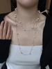 Elegant Minimalist Long Pearl Necklace - French Light Luxury High-End Women's Sweater Chain