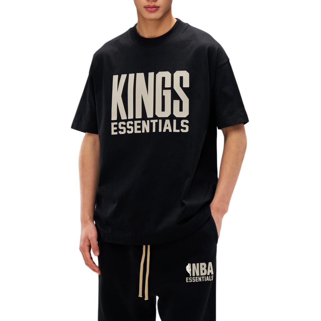 Fear of God Essentials Kings Tee Black Unisex Tops 125AL244108F