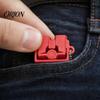 Press Fidget Toy 3D Printed Finger Clicker Toy, Decompression Push with Ball Chain, Portable Stress Relief Desk for Students, Office Workers Chain
