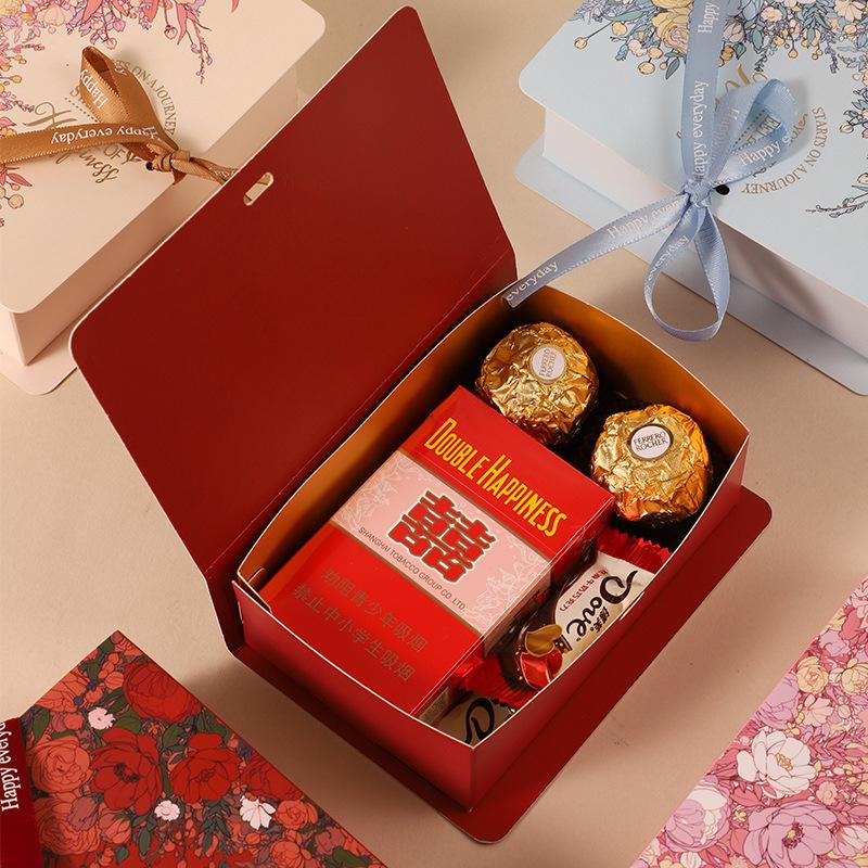 Creative Simple Book Shape Gift Box DIY Valentine's Day Wedding Party Birthday Banquet Baby Shower Candy Chocolate Package Decor