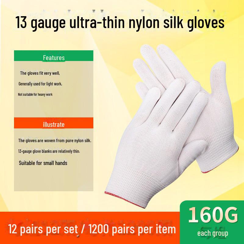 Cotton Yarn Work Gloves for Construction and Labor Protection