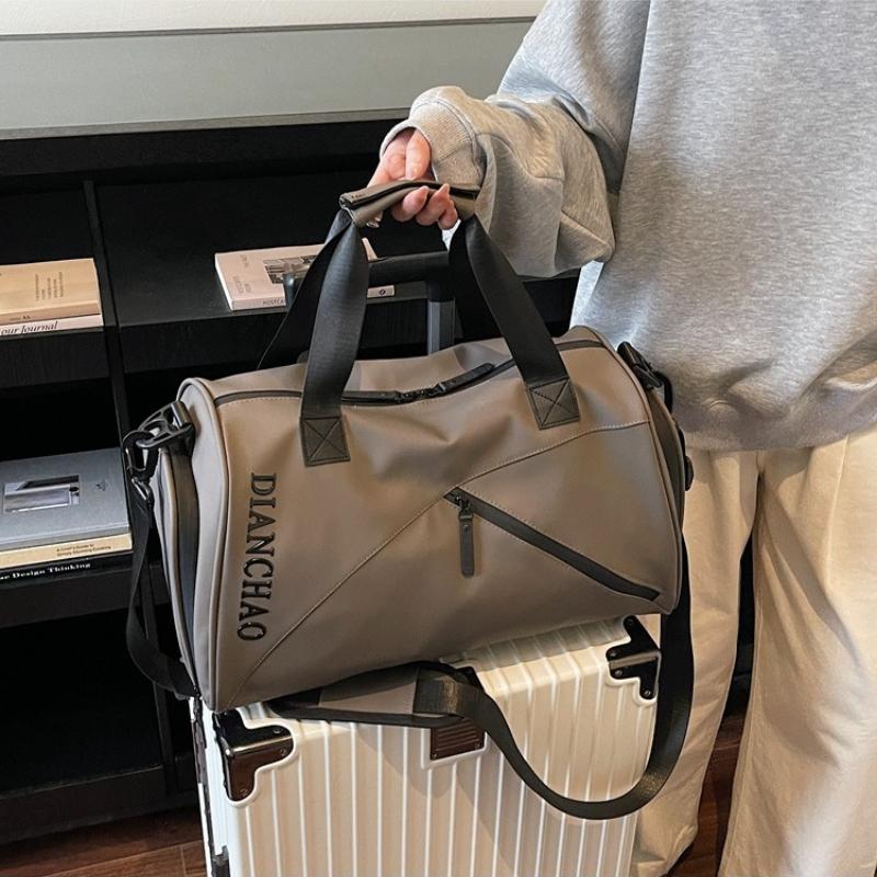Spring New Short Distance Travel Bags Dry-wet Separation Large Capacity Unisex Sports Fitness Bag Simple Solid Color Breathable Portable Duffel Bags