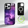 G-galactic nebula Phone Case For iPhone 17 16 15 14 13 12 Pro Max Plus for Mirror Wireless Magnetic Cover