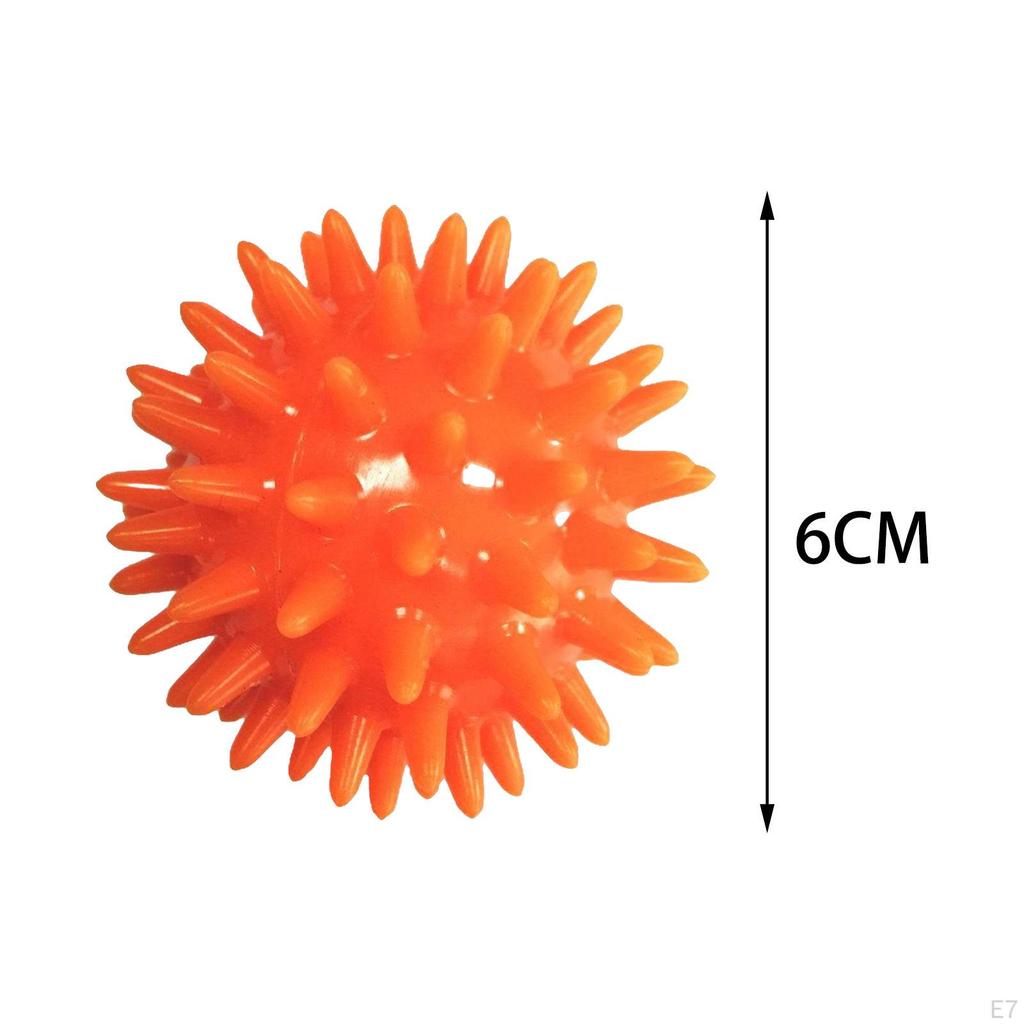 Compact Massage Ball for Foot Relief, 6cm Diameter Spiked Roller Muscles
