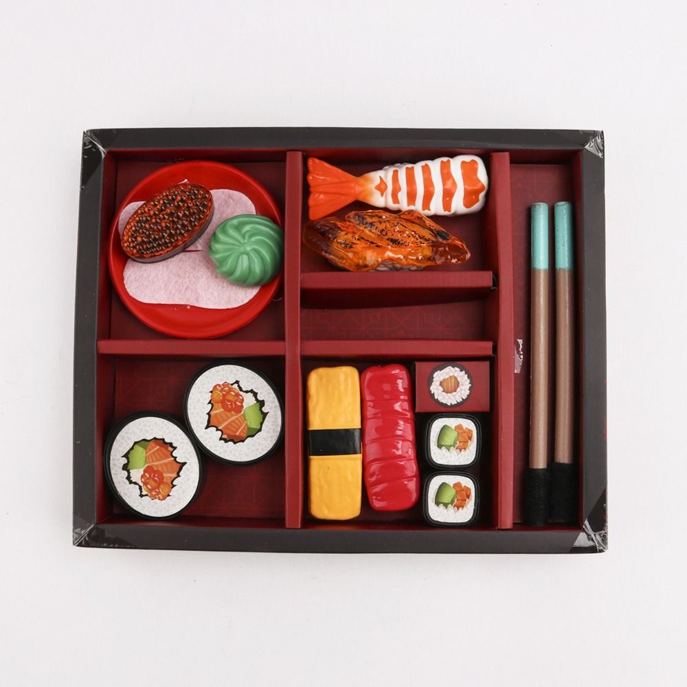 Simulational Kitchenware House Kitchen Food Toys Pretend Kitchen Toys Mini Sushi Set Cutlery Toys
