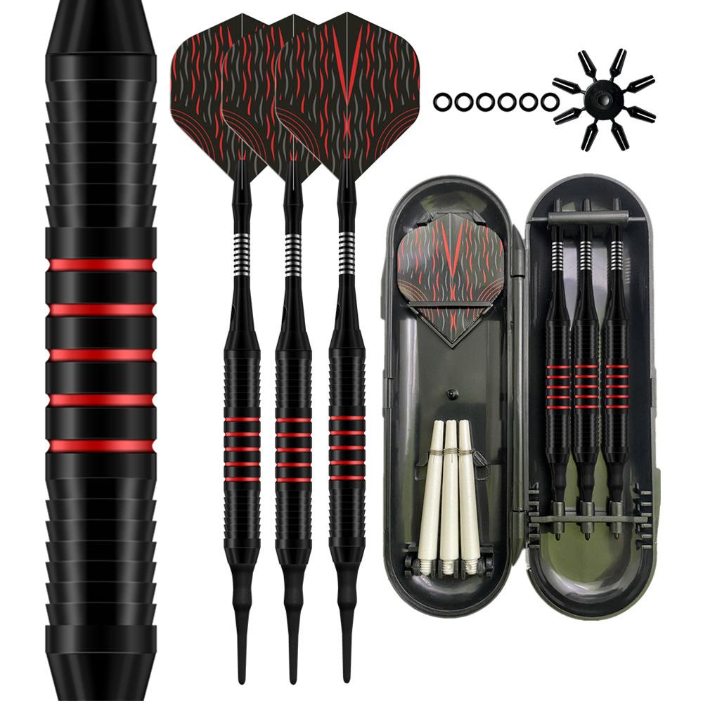 Soft Tip Darts Set Aluminum Shaft Professional Darts Plastic Tip Sets 2BA Replacement Tips