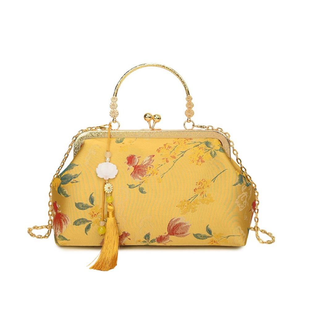 Cheongsam Accessories Chinese Style Handbag Elegant Wrist Bag Trendy Hanfu Clutch Bag  Women