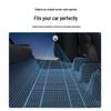 Nylon Anti-slip Floor Mats for 2010-2018 Nissan NV200 MPV.