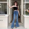 Three-dimensional Bow Flared Jeans for Women, New Autumn 2026 Model, High-waisted, Stretchy, Slimming, Butt-lifting Bell-bottom Pants