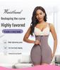 New Women's Tummy Control Bodysuit with Zipper and Corset Camisole for Hip Lifting