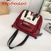 Streetwear Canvas Shoulder Bag For Men With Multiple Pockets For Daily Use