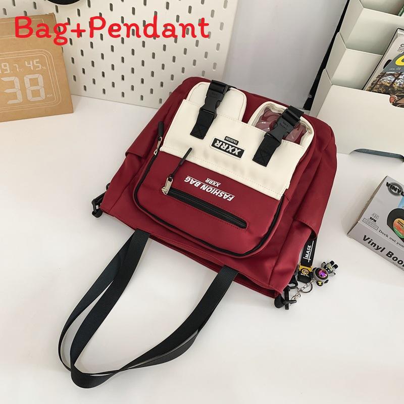 Streetwear Canvas Shoulder Bag For Men With Multiple Pockets For Daily Use