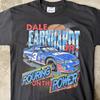 Vintage 90s Dale Earnhardt Nascar Blue Race Car Pouring On the Power Black Tee Unisex T-Shirt