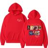 Bruno Mars The Romantic Tour Album Cover Sweatshirts Men's Clothes Fashion Oversized Hoodie Casual Fleece Bodywarmer Hooded