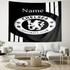 Custom Name Chelsea Football Club Print Tapestry, Backdrop, Easy Setup, Ideal for Bedroom, Office & Living Room, with Aesthetic Wall Hanging Decor.